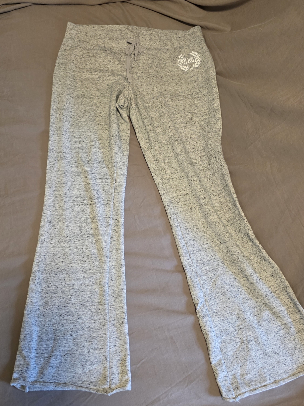 PINK Victoria's Secret Heather Gray Girls' Flare Sweatpants